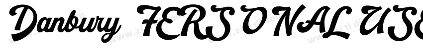 Danbury FERSONAL USE字体转换